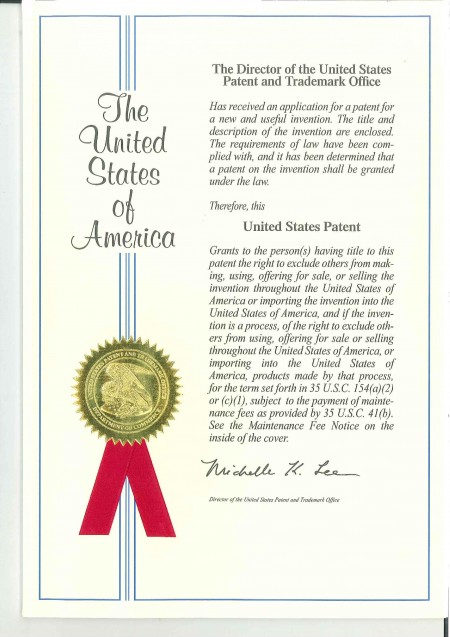 Patente de EE. UU. No. US9174695B1-P1